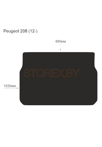 Peugeot 208 (12-) Багажник copy