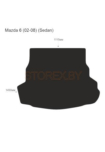 Mazda 6 (02-08) (Sedan) Багажник copy