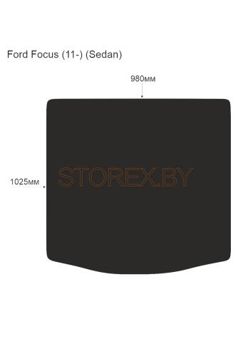 Ford Focus (11-) (Sedan) Багажник copy