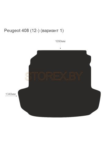 Peugeot 408 (12-) Багажник (вариант 1) copy