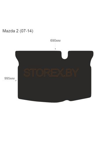 Mazda 2 (07-14) Багажник copy