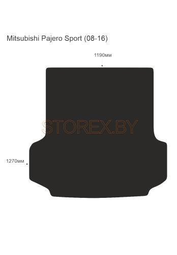 Mitsubishi Pajero Sport (08-16) Багажник copy