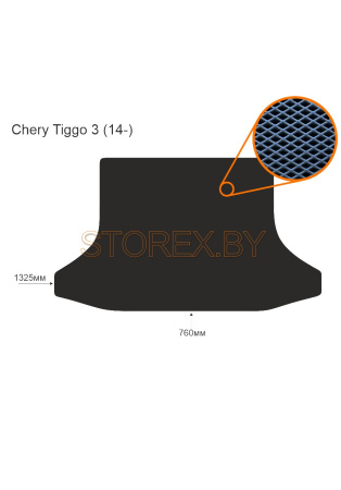 Chery Tiggo 3 (14-) Багажник copy