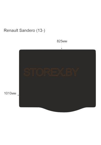 Renault Sandero (13-) Багажник copy