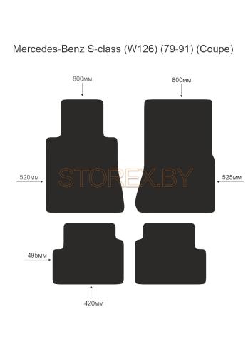 Mercedes-Benz S-class (W126) (79-91) (Coupe) copy