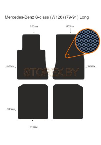 Mercedes-Benz S-class (W126) (79-91) Long copy