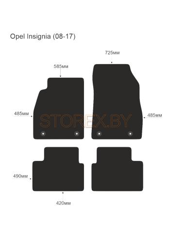 Opel Insignia (08-17) (крепеж 4шт) copy
