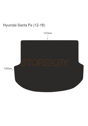 Hyundai Santa Fe (12-18) Багажник copy