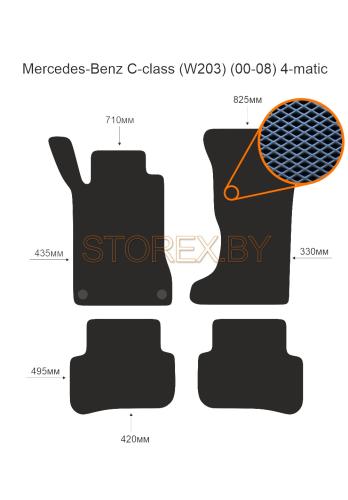 Mercedes-Benz C-class (W203) (00-08) 4-matic copy
