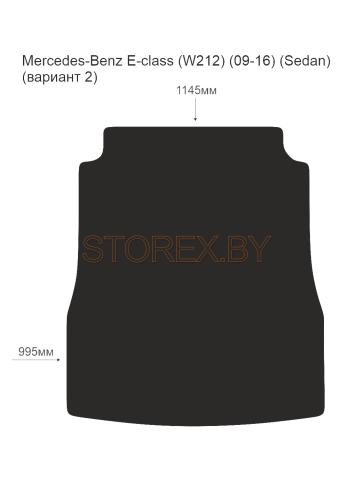 Mercedes-Benz E-class (W212) (09-16) (Sedan) Багажник (вариант 2) copy