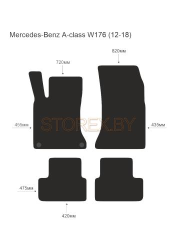 Mercedes-Benz A-class W176 (12-18) copy