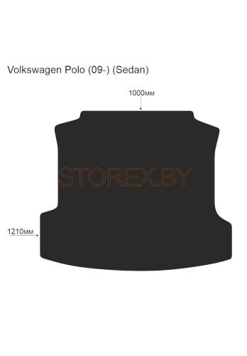 Volkswagen Polo (09-) (Sedan) Багажник copy