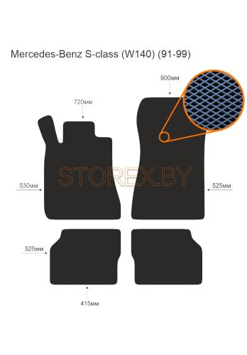 Mercedes-Benz S-class (W140) (91-99) copy