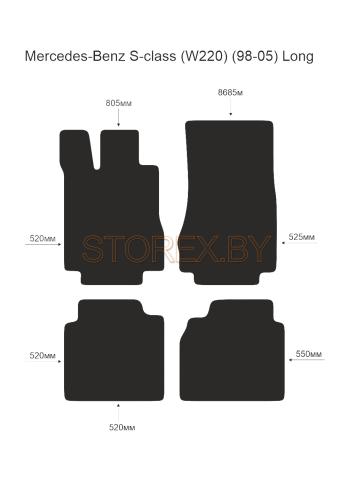 Mercedes-Benz S-class (W220) (98-05) Long copy