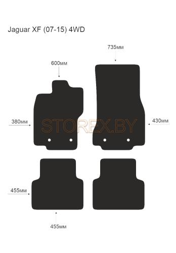Jaguar XF (07-15) 4WD copy
