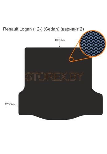 Renault Logan (12-) (Sedan) Багажник (вариант 2) copy