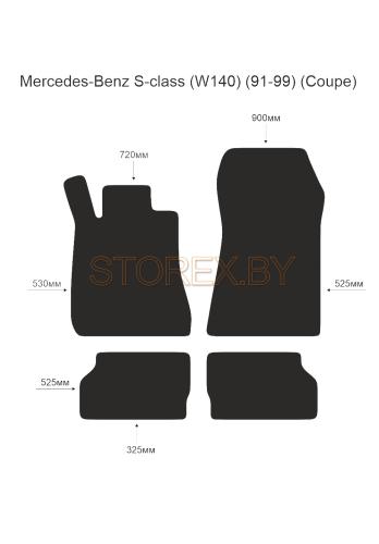 Mercedes-Benz S-class (W140) (91-99) (Сoupe) copy