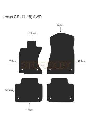 Lexus GS (11-18) AWD copy