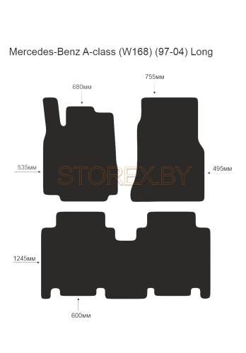 Mercedes-Benz A-class (W168) (97-04) Long copy