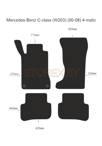 Mercedes-Benz C-class (W203) (00-08) 4-matic copy