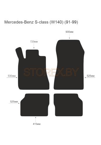 Mercedes-Benz S-class (W140) (91-99) copy