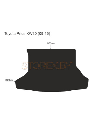 Toyota Prius XW30 (09-15) Багажник copy