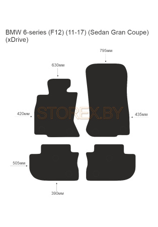 BMW 6-series (F12) (11-17) (Sedan Gran Coupe) (xDrive) copy