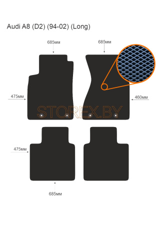 Audi A8 (D2) (94-02) (Long) copy