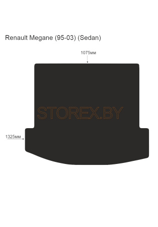 Renault Megane (95-03) (Sedan) Багажник copy