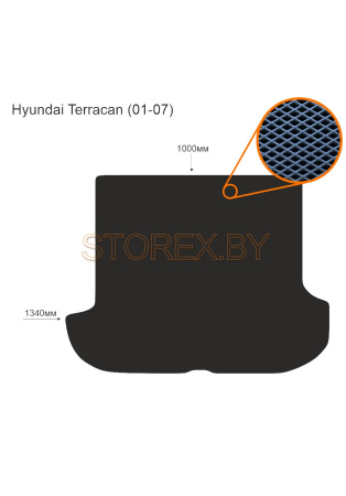 Hyundai Terracan (01-07) Багажник copy