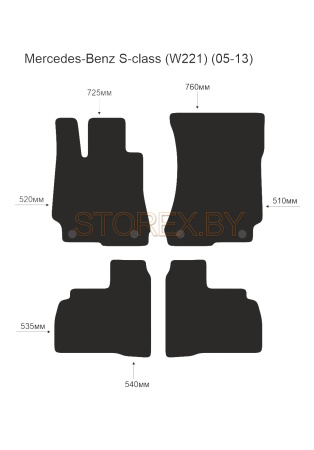 Mercedes-Benz S-class (W221) (05-13) copy