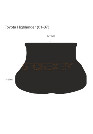 Toyota Highlander (01-07) Багажник copy