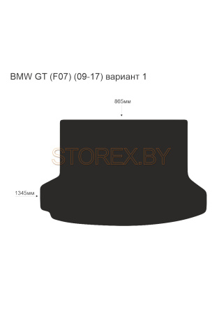 BMW GT (F07) (09-17) Багажник (вариант 1) copy